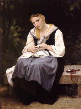 La nueva obra Realismo William Adolphe Bouguereau Pinturas al óleo